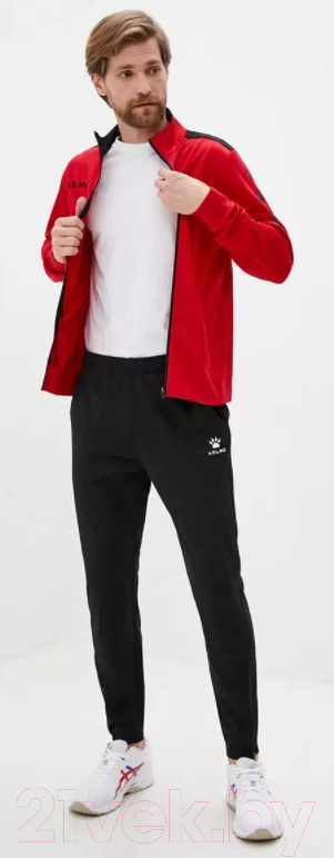 Спортивный костюм Kelme Tracksuit / 3771200-611 (M, красный) — фото 2