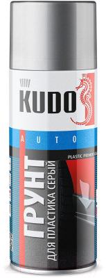 Грунтовка Kudo Auto Для пластика (520мл, серый)