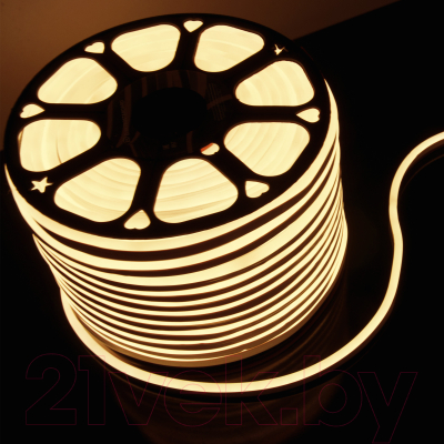 Изображение товара Гибкий неон Elektrostandard LS001 220V 9.6W 120Led 2835 IP67 3300K (50м, теплый белый)