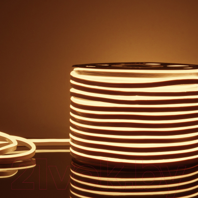 Изображение товара Гибкий неон Elektrostandard LS001 220V 9.6W 120Led 2835 IP67 3300K (50м, теплый белый)