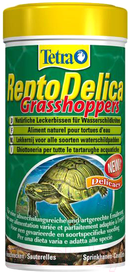 Корм для рептилий Tetra ReptoDelica Grasshopper / 193901/708955 (250мл)
