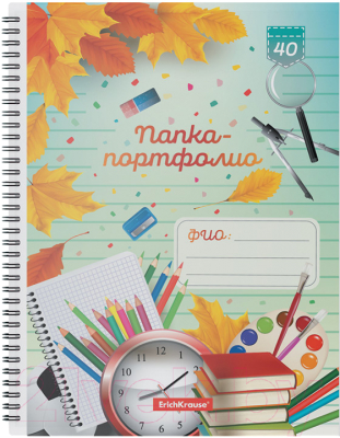 

Папка для бумаг Erich Krause, School Time / 53372