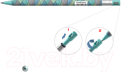 Изображение товара Механический карандаш Erich Krause Emerald Wave / 50835