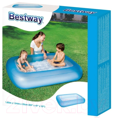 Надувной бассейн Bestway Aquababes Pool 51115 (165x104x25)
