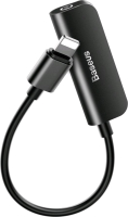 

Адаптер Baseus, Lightning - Lightning + AUX 3.5мм / CALL50-01