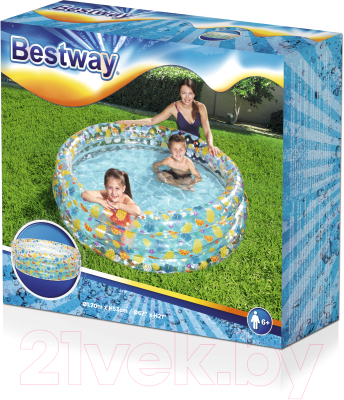 Надувной бассейн Bestway Тропические фрукты 51048 (170x53)