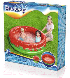 Надувной бассейн Bestway Sweet Strawberry 51145 (160x38)