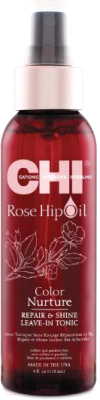 Кондиционер для волос CHI Rose Hip Oil Repair & Shine Leave-in Tonic Несмываемый (118мл)