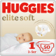 Подгузники детские Huggies Elite Soft 1 Jumbo (50шт) - 