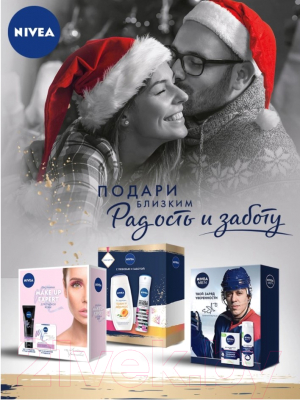 

Набор косметики для тела Nivea, Дезодорант-спрей Эффект пудры+Гель для душа Увлажнение и забота