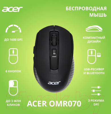 Мышь Acer OMR070 / ZL.MCEEE.00D (черный)