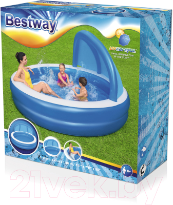Надувной бассейн Bestway Summer Days 54337 (241x241x140)