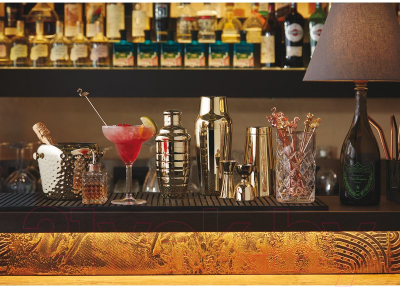 Набор палочек для коктейля Sambonet Paderno Bar Череп 18/10 / 41491C01 (бронза)