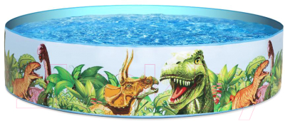 Складной бассейн Bestway Dinosaur Fill'N Fun 55022 (183x38)