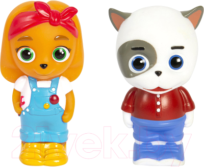 

Набор игрушек для ванной Кошечки-Собачки, Викки и Жоржик / 38458