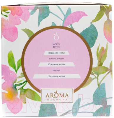 Аромадиффузор Aroma Harmony С цветком из ротанга Cristal sugar (50мл)