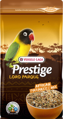 Корм для птиц Versele-Laga African Parakeet Prestige для средних попугаев / 422220 (1кг)