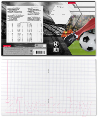 Изображение товара Тетрадь Erich Krause Dribbling / 52936 (18л, клетка)