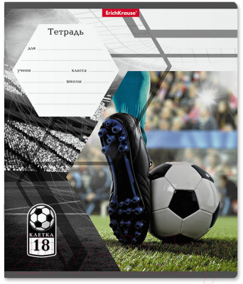 Изображение товара Тетрадь Erich Krause Dribbling / 52936 (18л, клетка)