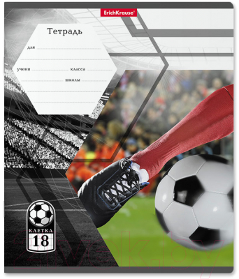 Изображение товара Тетрадь Erich Krause Dribbling / 52936 (18л, клетка)