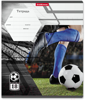 Изображение товара Тетрадь Erich Krause Dribbling / 52936 (18л, клетка)