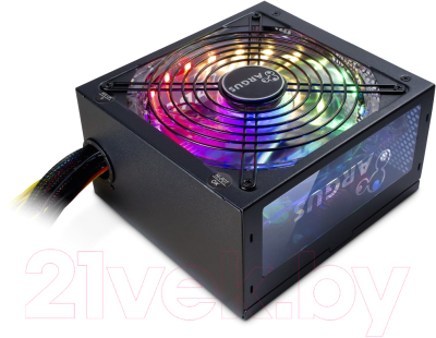 

Блок питания для компьютера Inter-Tech, Argus RGB-700W II (80+ Bronze)