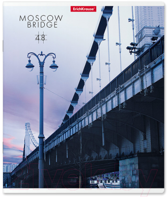Тетрадь Erich Krause Moscow Bridge / 52959 (48л, клетка)