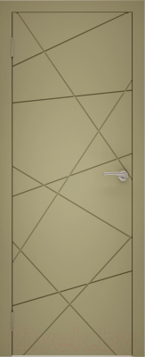 Дверь межкомнатная Юни Эмаль ПГ 13 70x200 (капучино)
