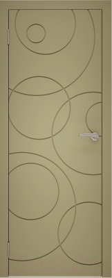 Дверь межкомнатная Юни Эмаль ПГ 18 60x200 (капучино)