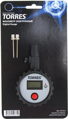 Манометр для надувных изделий Torres SS1014 (черный)