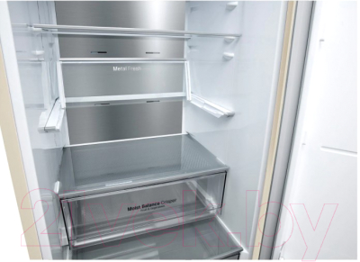 Изображение товара Холодильник с морозильником LG DoorCooling+ GA-B459SEQM