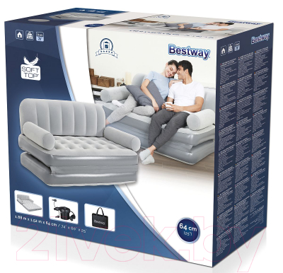 Надувной диван Bestway Multi-Max 3-in-1 75073 (188x152x64)