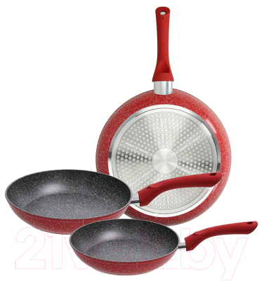 

Набор сковородок Tognana, Grancucina Red Stone / V979133REDS