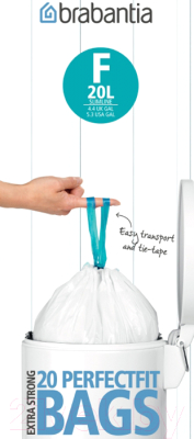 

Пакеты для мусора Brabantia, F 20л / 245305