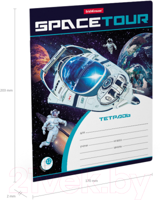 Изображение товара Тетрадь Erich Krause Space Tour / 52934 (12л, клетка)