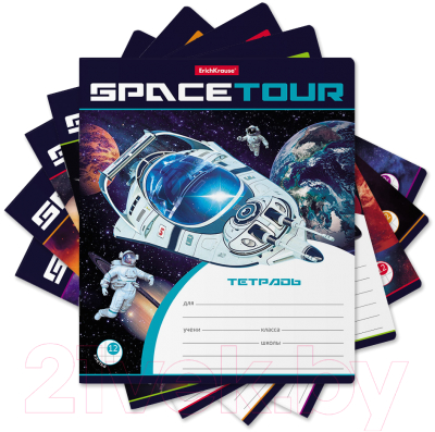 Изображение товара Тетрадь Erich Krause Space Tour / 52934 (12л, клетка)