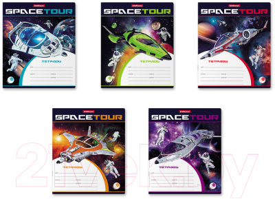 Изображение товара Тетрадь Erich Krause Space Tour / 52934 (12л, клетка)