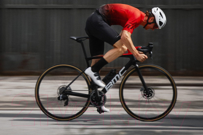 Велосипед BMC Teammachine SLR01 Disc One Dura Ace Di2 2019 / SLR01DiscOne (58, серый/красный/карбон)