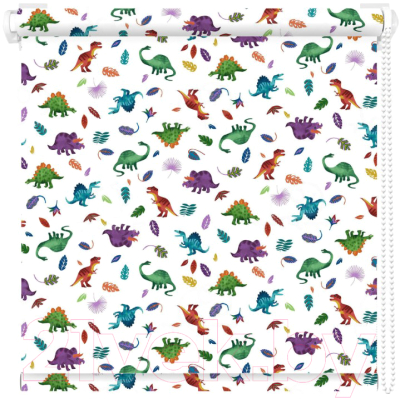 

Рулонная штора АС МАРТ, Динозаврики 105x200
