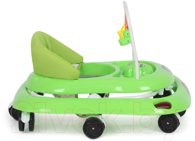 Ходунки Alis Маленький водитель 8 с силиконовыми колесами (зеленый)