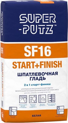 Шпатлевка Sniezka Acryl Putz Start+Finish SF16 (15кг) - 