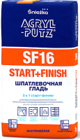 Шпатлевка Sniezka Acryl Putz Start+Finish SF16 (15кг) - 
