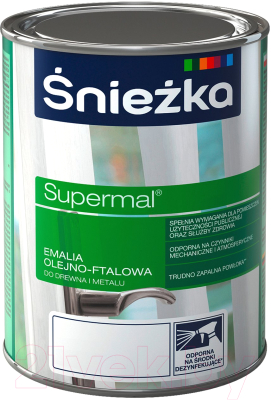 

Эмаль Sniezka, Голубой, Supermal Emalia Olejno-Ftalowa