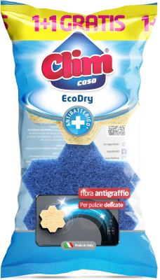 

Губка для ванной комнаты Clim, Антибактериальная для сухой уборки без царапин