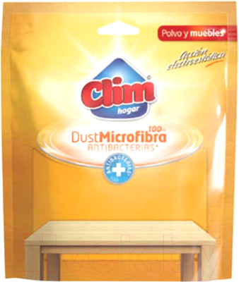 

Салфетка хозяйственная Clim, Микрофибра Dust. Антибактериальная для удаления пыли