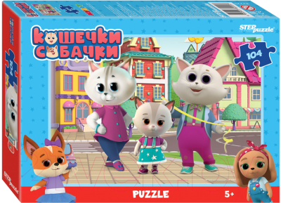 

Пазл Step Puzzle, Кошечки и собачки / 82220