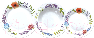 

Набор тарелок Tognana, Atollo Flores / AJ070184450