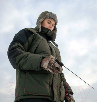 Перчатка для охоты и рыбалки Helios HS-HY-D09-M (М, лес)