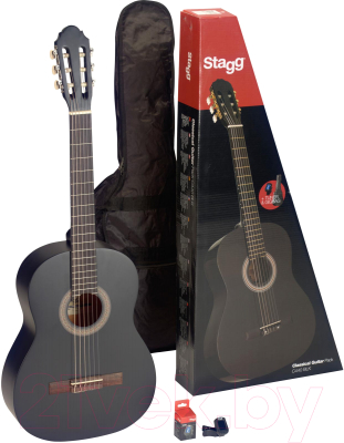 Акустическая гитара Stagg C440 M BLK Pack (с чехлом и тюнером)