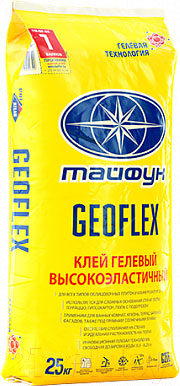 Клей для плитки Тайфун Geoflex. Высокоэластичный (25кг)